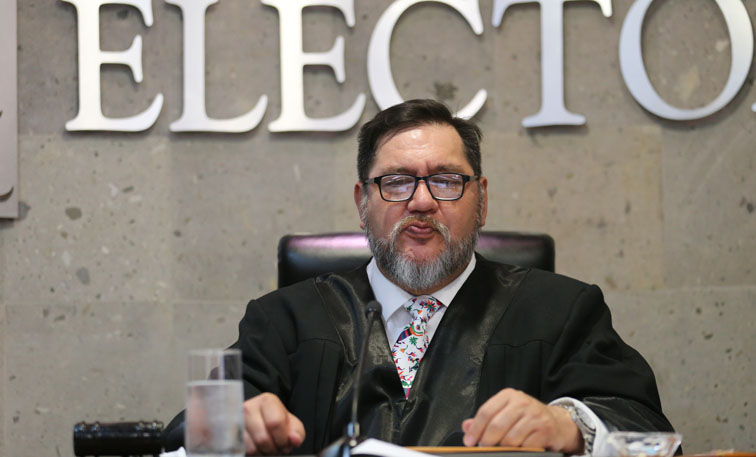 Manuel Alberto Cruz Martínez, magistrado presidente del TEEH. (Jorge Sánchez)