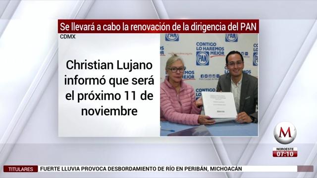 PAN CdMx renovará dirigencia el 11 de noviembre