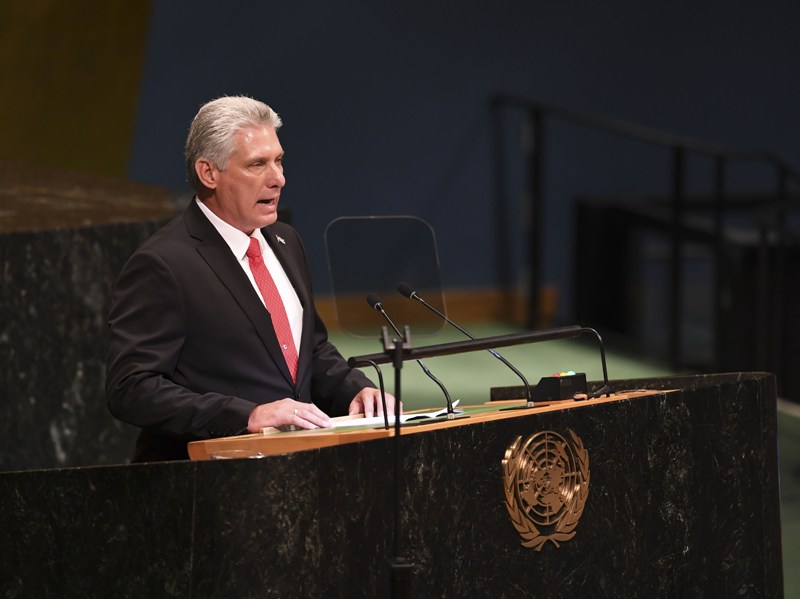El presidente Díaz-Canel consideró que el gobierno de Trump es "una administración con la cual es difícil avanzar en una relación entre iguales".
