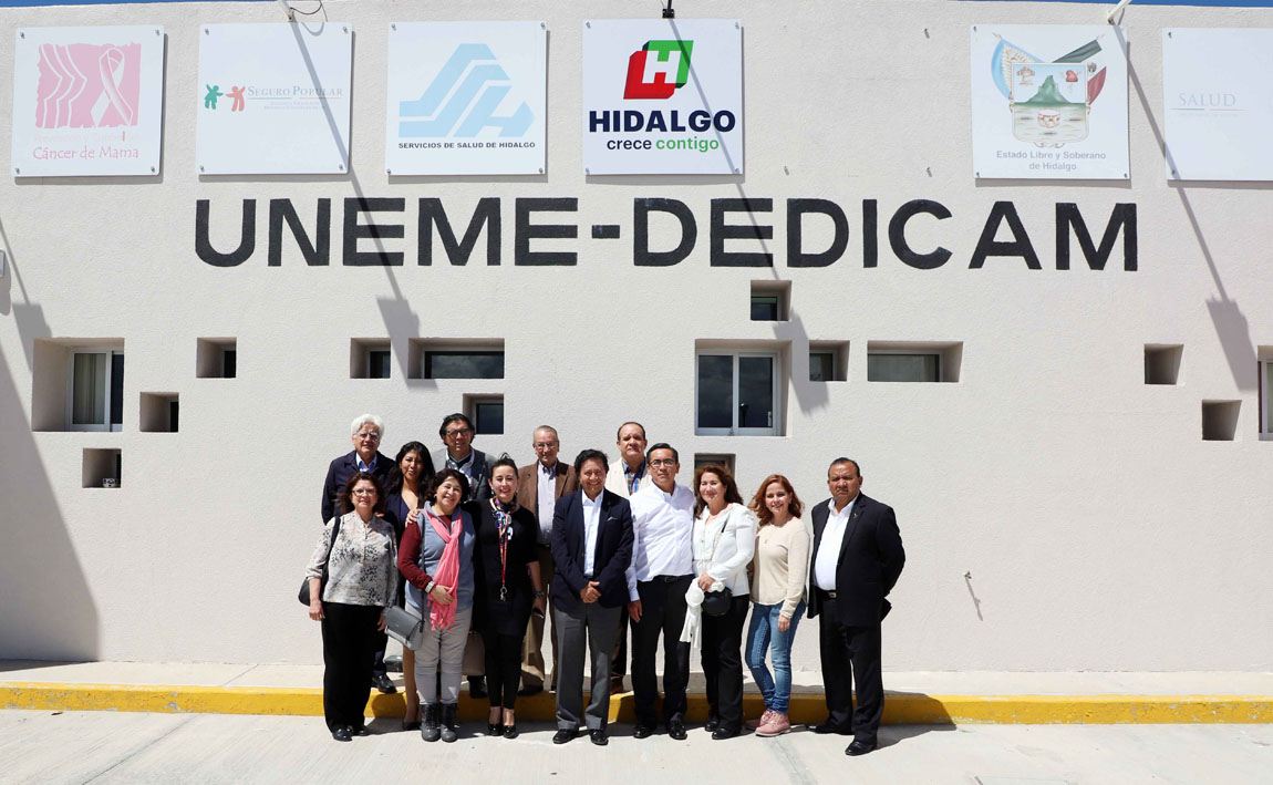 Reunión de trabajo entre la Secretaría de Salud de Hidalgo y el Instituto Nacional de Cancerología. (Cortesía)