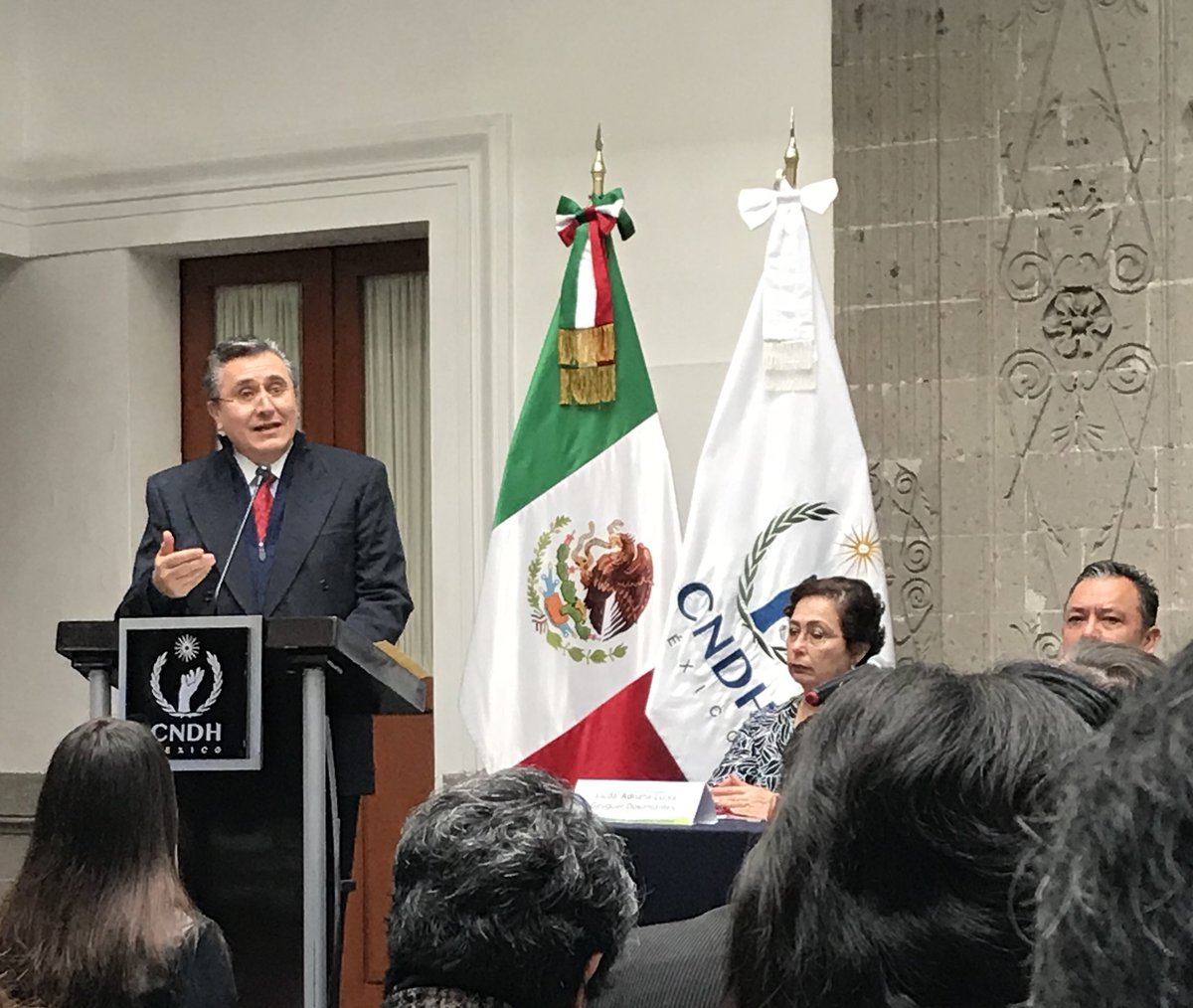 El titular de la CNDH dijo que pronto presentarán una nueva recomendación sobre el caso Iguala. (Especial)