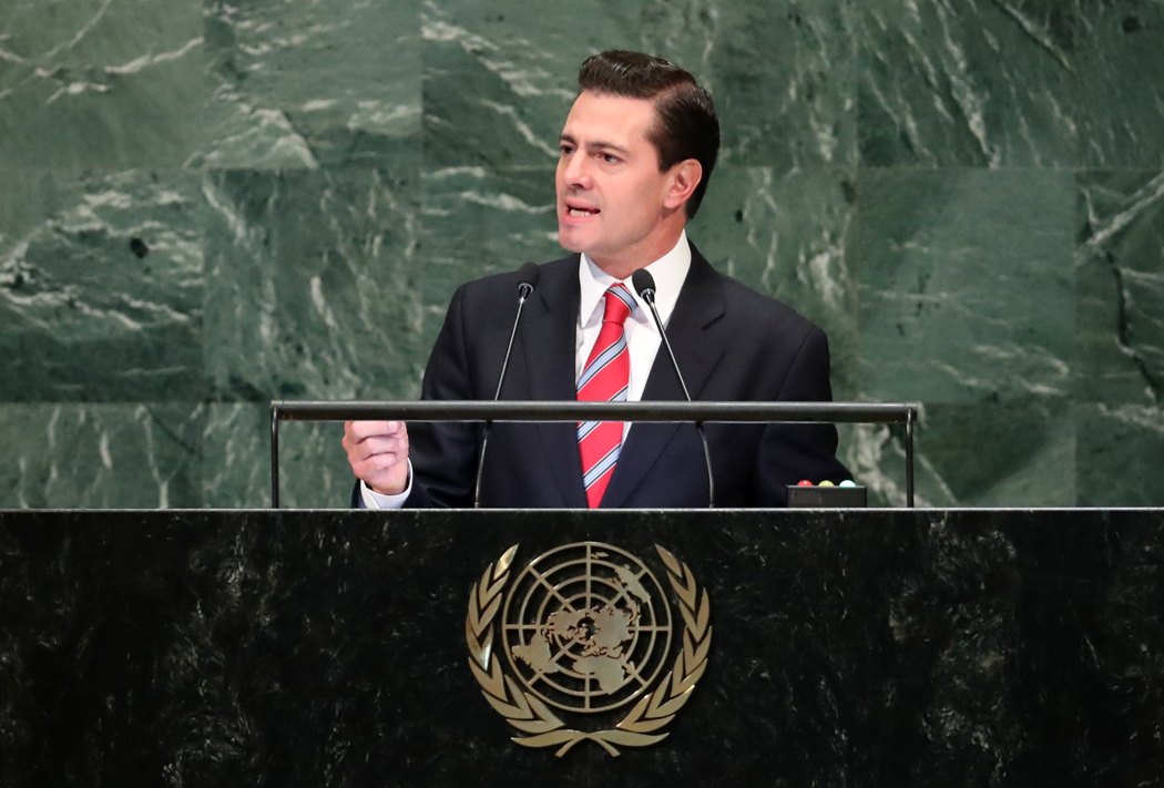 Enrique Peña Nieto afirmó que México aún enfrenta retos en materia de derechos humanos. (Reuters)