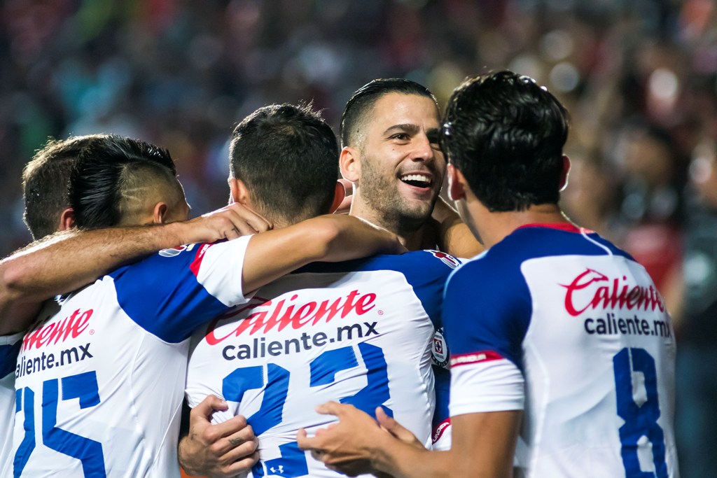Jugadores de Cruz Azul en festejo (Imago7)