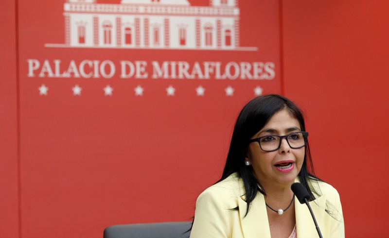 La vicepresidenta venezolana, Delcy Rodríguez.
