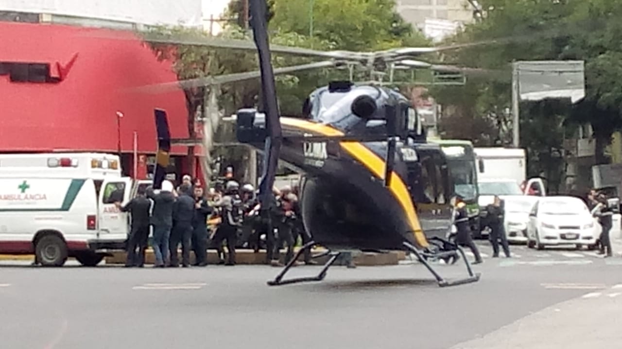 El menor fue llevado en un helicóptero del grupo Cóndores. (Especial)