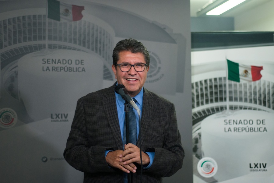 El coordinador de Morena en el Senado, Ricardo Monreal. (Cuartoscuro)