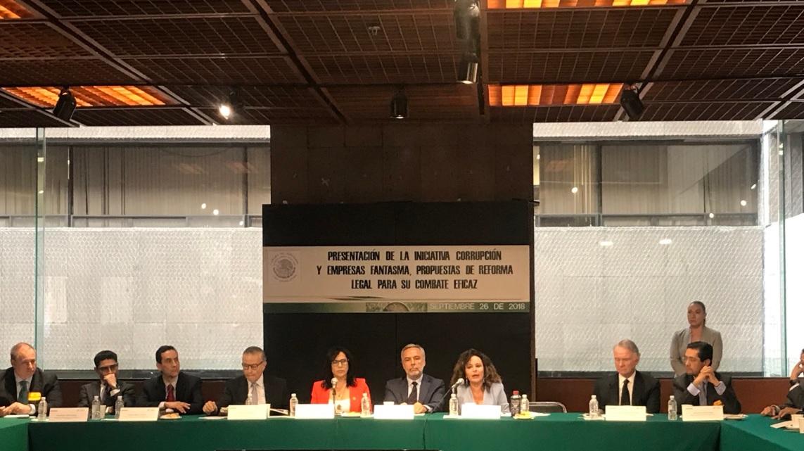 Presentación de la iniciativa Corrupción y Empresas Fantasma: Propuestas de Reforma Legal para su Combate Eficaz (Foto: @ProdeconMexico)