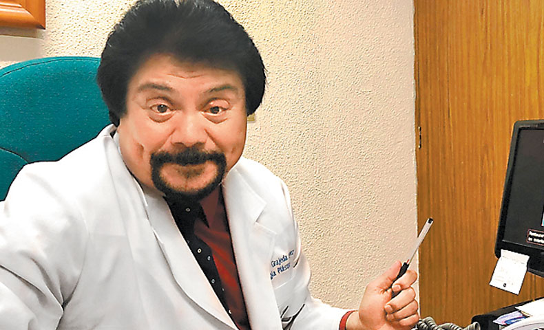 Pedro Grajeda López, especialista del IMSS. (Blanca Valadez)