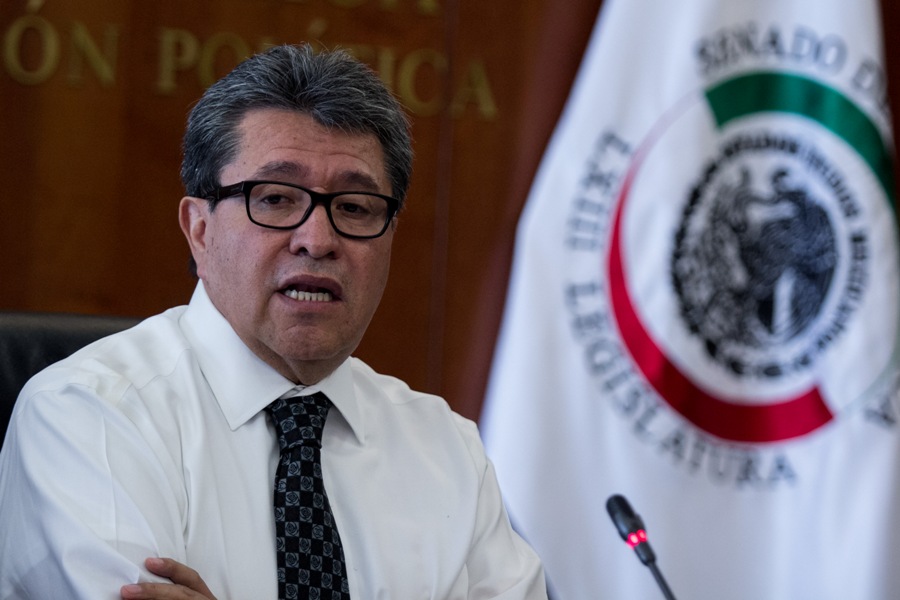 Ricardo Monreal, coordinador de Morena en el Senado. (Cuartoscuro)