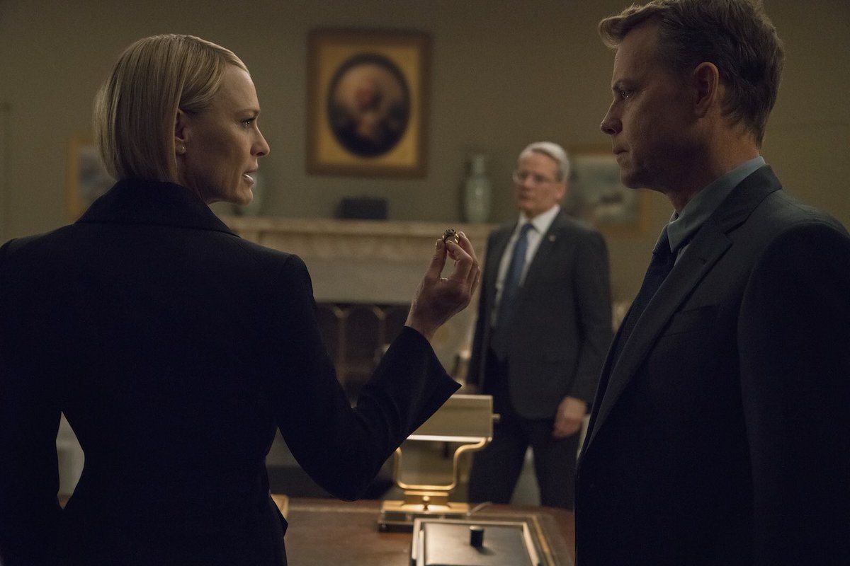 Robin Wright  interpreta a  Claire Underwood. (Netflix)