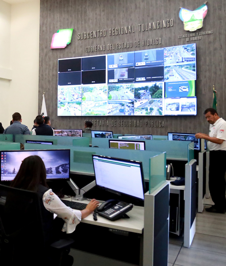 Tulancingo cuenta con 139 puntos de videovigilancia con 556 cámaras. (Cortesía)