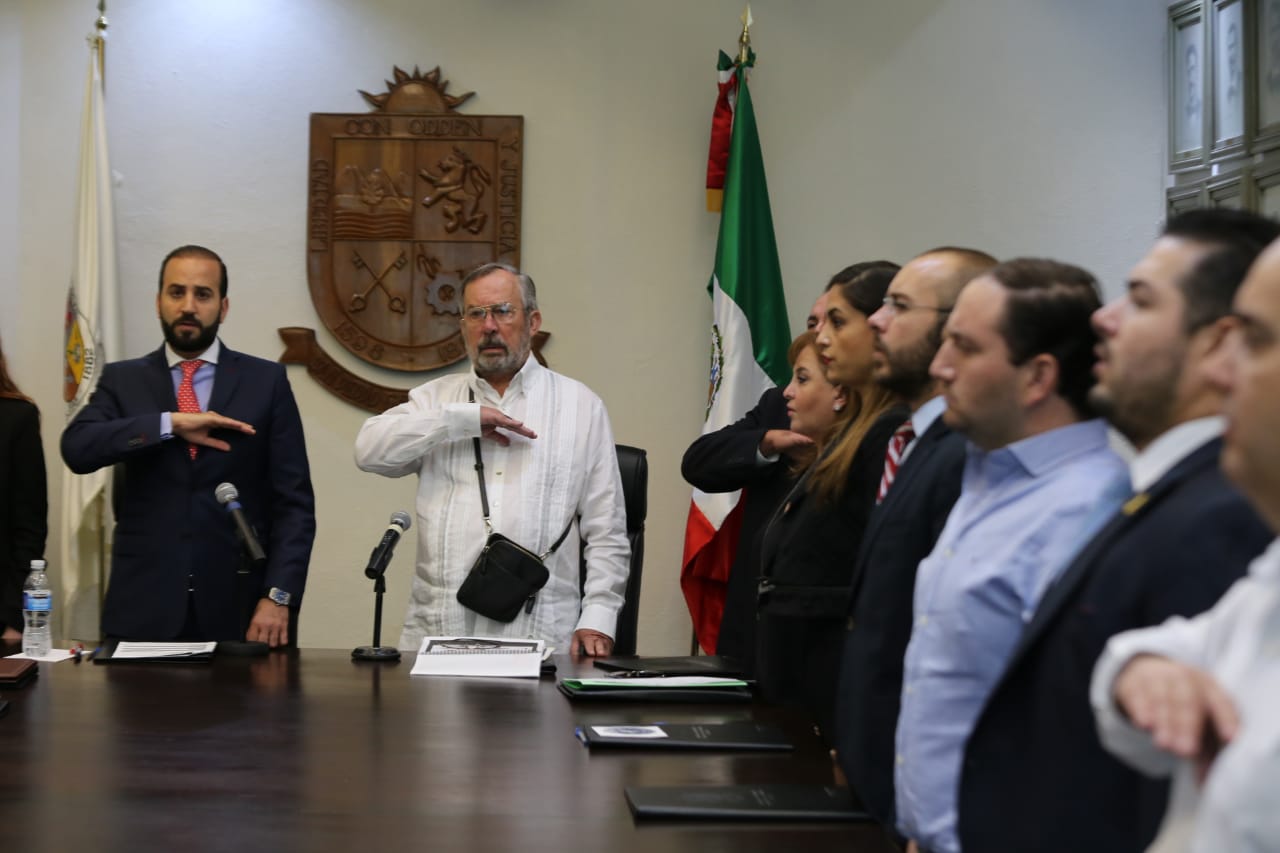 El alcalde de San Pedro rindió su tercer informe de gobierno. (Roberto Alanís)
