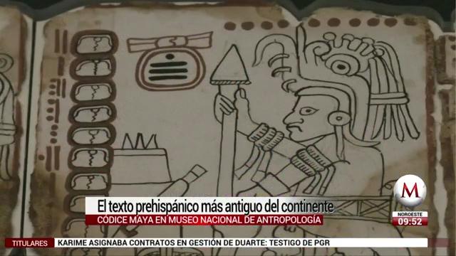 Códice Maya de México, el manuscrito prehispánico más antiguo del