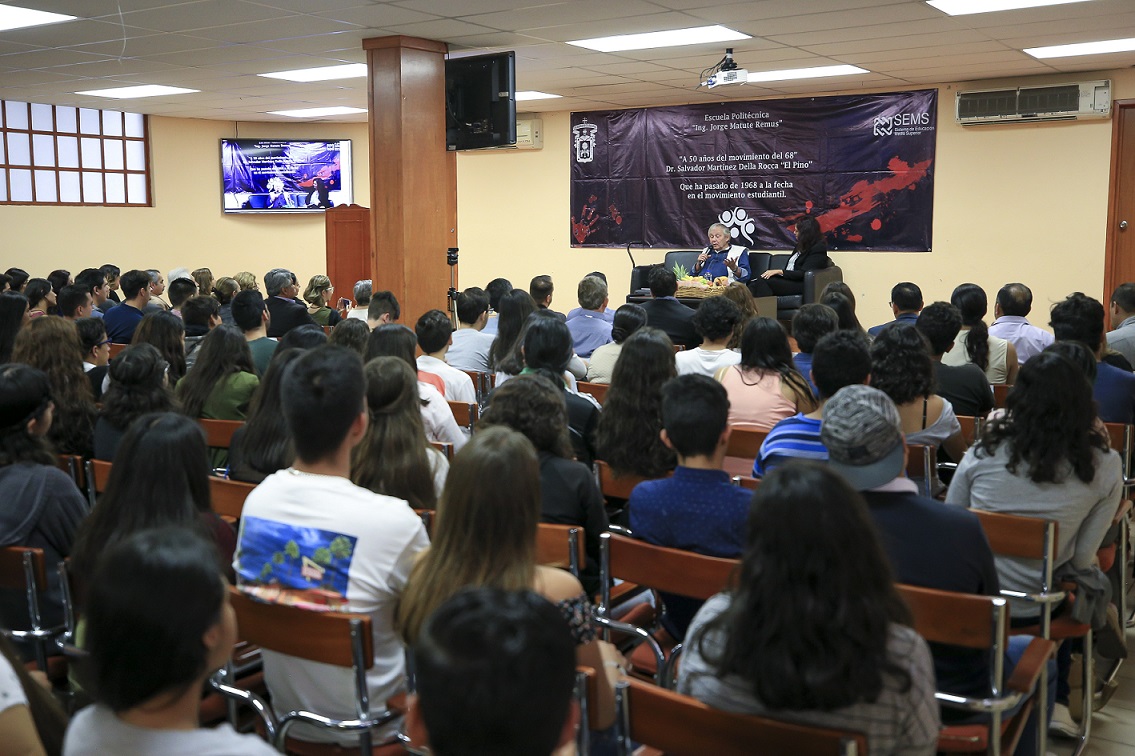 Salvador Martínez Della Roca “El Pino”, habló sobre el legado de aquellos jóvenes. (Cortesía)
