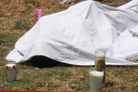 La víctima de 25 años se encontraba en un plantío de maíz en la comunidad de Los Epazotes . (Especial)