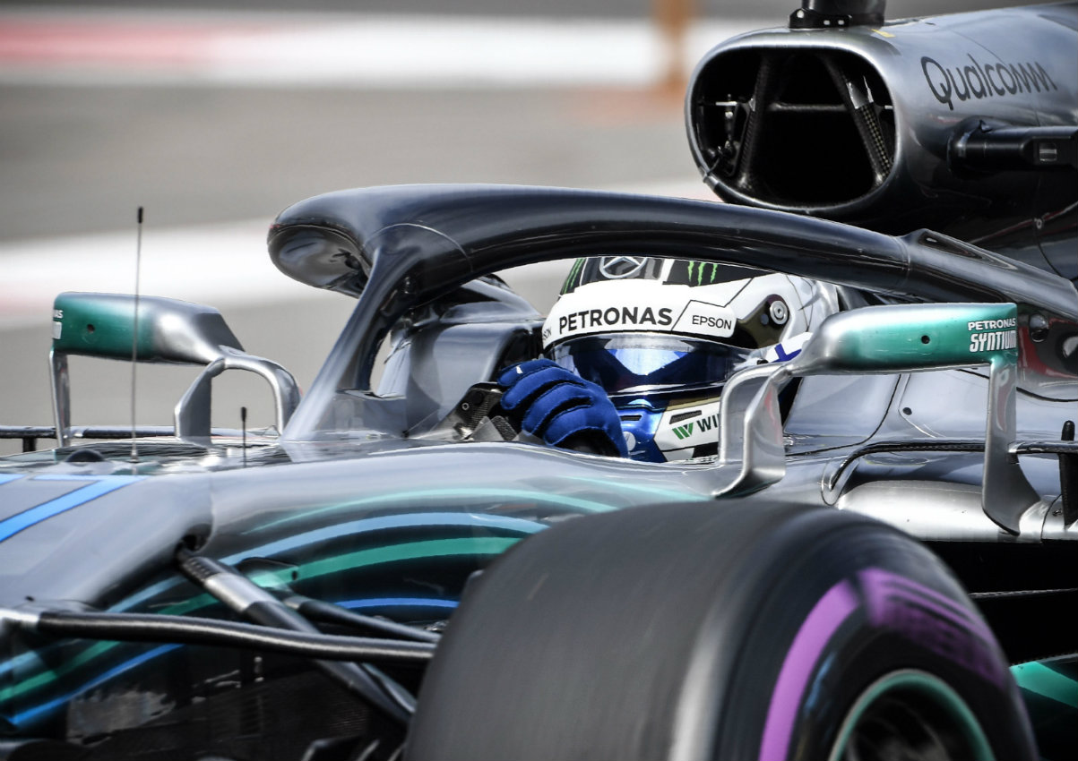 Bottas se quedó con la pole en el GP de Rusia (AFP)