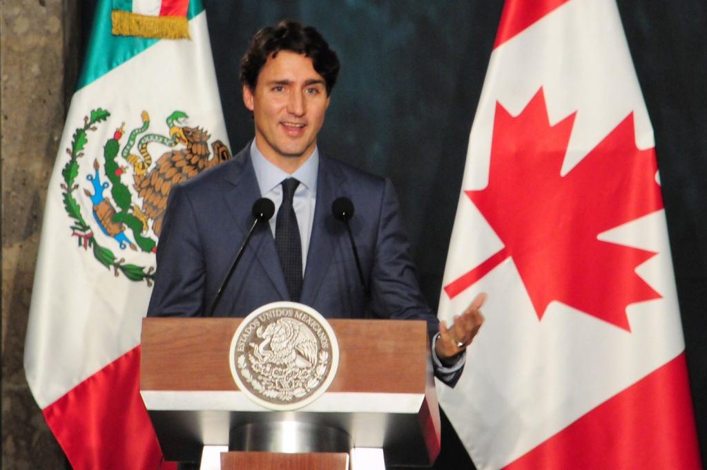 La conversación grió en torno a la relación bilateral de Canadá-México. (Cuartoscuro)