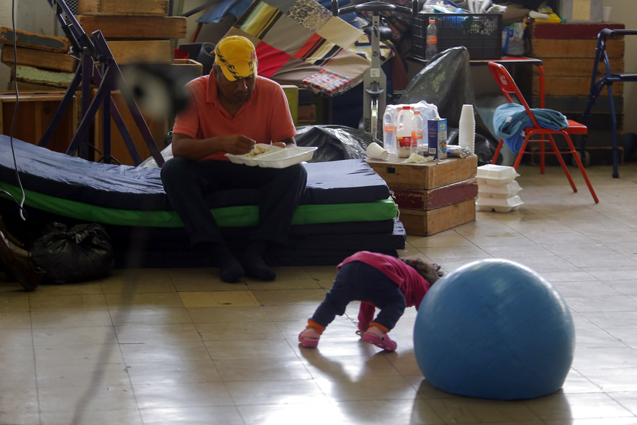 Los albergues fueron rehabilitados para los habitantes afectados, principalmente de la zona oriente y norte. (Manuel Guadarrama)