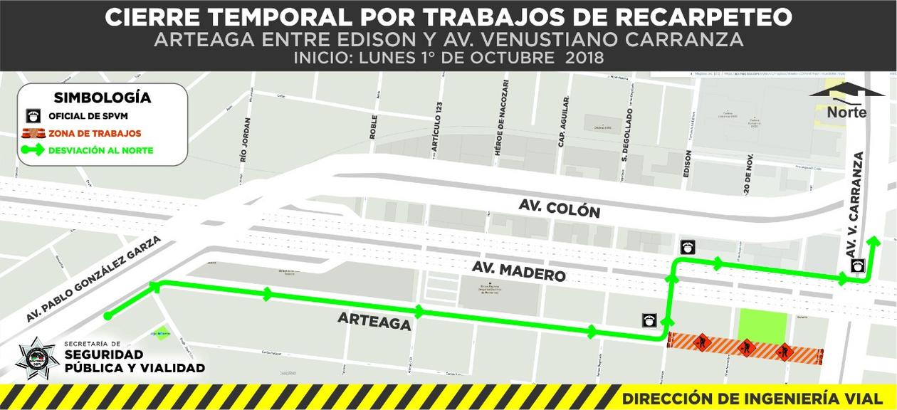 No se especificó cuánto tiempo permanecerá el cierre. (Foto: Especial)