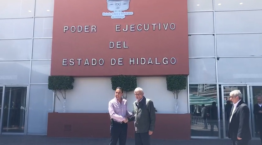 Omar Fayad y Andrés Manuel López Obrador (Especial)