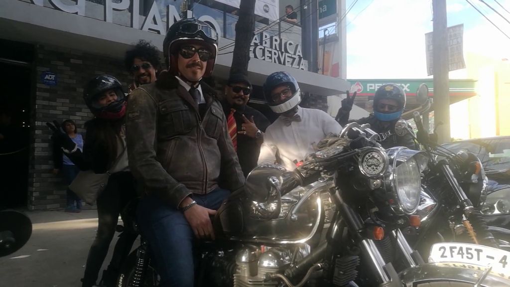 El colectivo Lostboy Cafe Racer Crew participó en la rodada contra el cáncer de próstata  (Héctor Zamarrón)