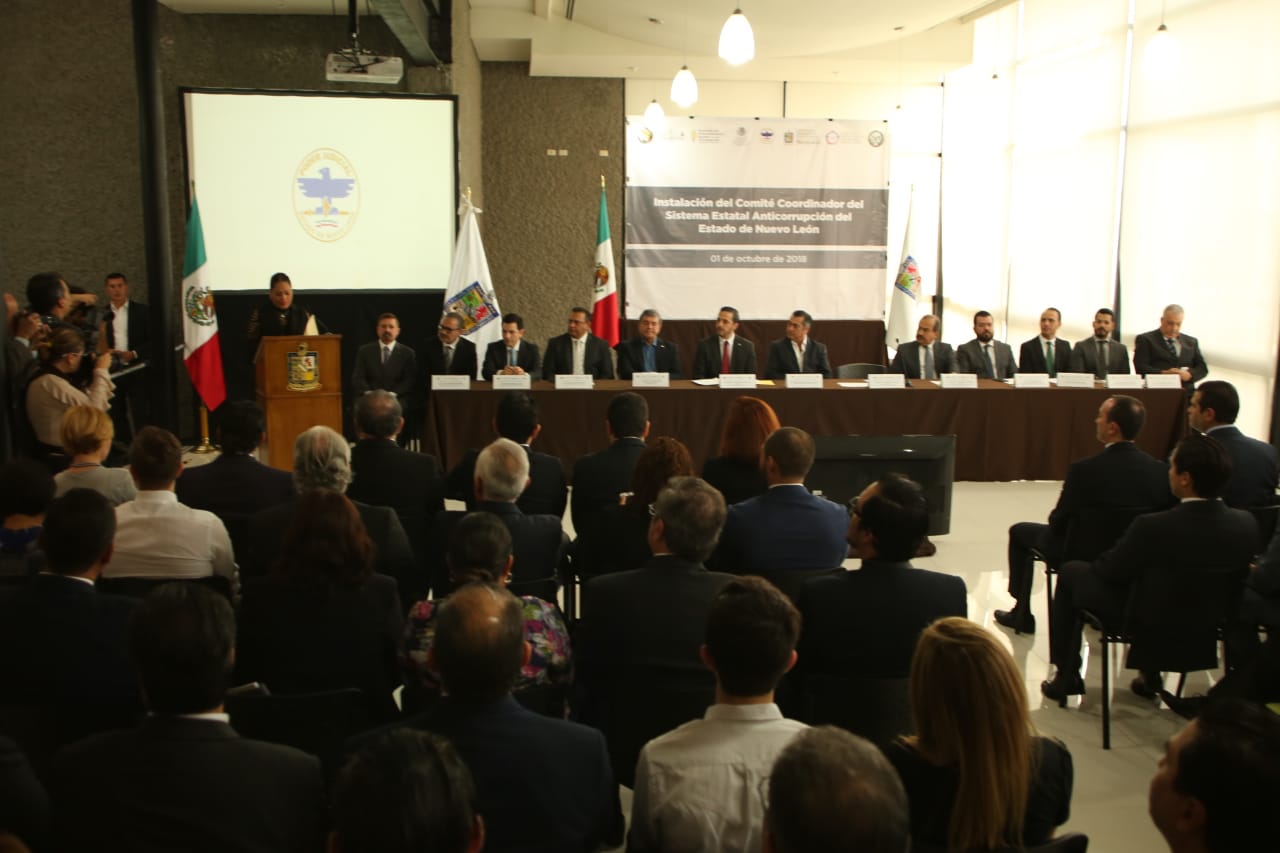 Comité Coordinador del Sistema Estatal Anticorrupción en Nuevo León. (Foto: Roberto Alanís)