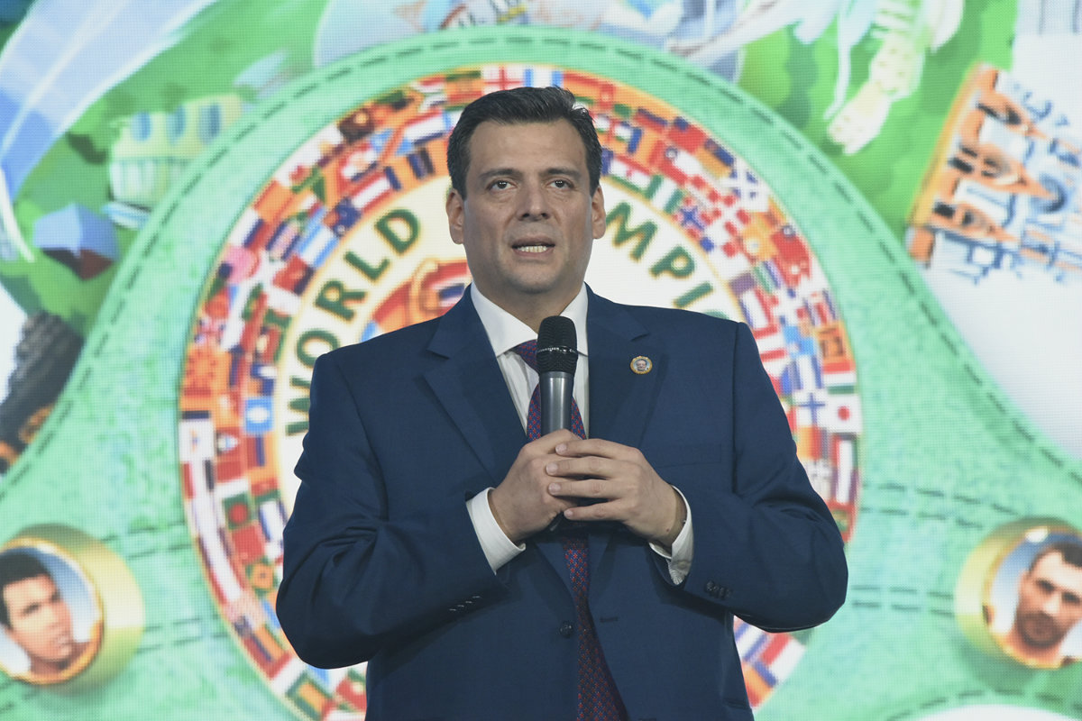 Mauricio Sulaiman durante la edición 56 de la Convención del Consejo Mundial de Boxeo (Alma Montiel)