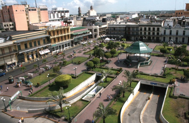 Plaza de la libertad de Tampico.