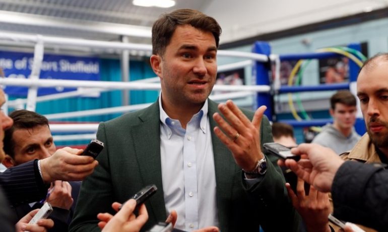 Eddie Hearn, promotor inglés (Reuters)