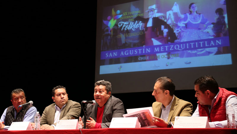Presentan el XX Festival Internacional del Folklore. (Jorge Sánchez)