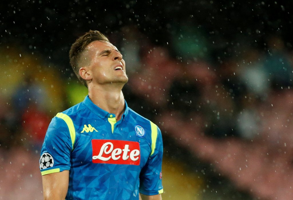 El delantero Arkadiusz Milik (Reuters)