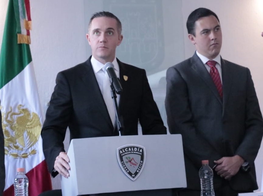 El primer alcalde de Cuajimalpa, Adrián Rubalcava.