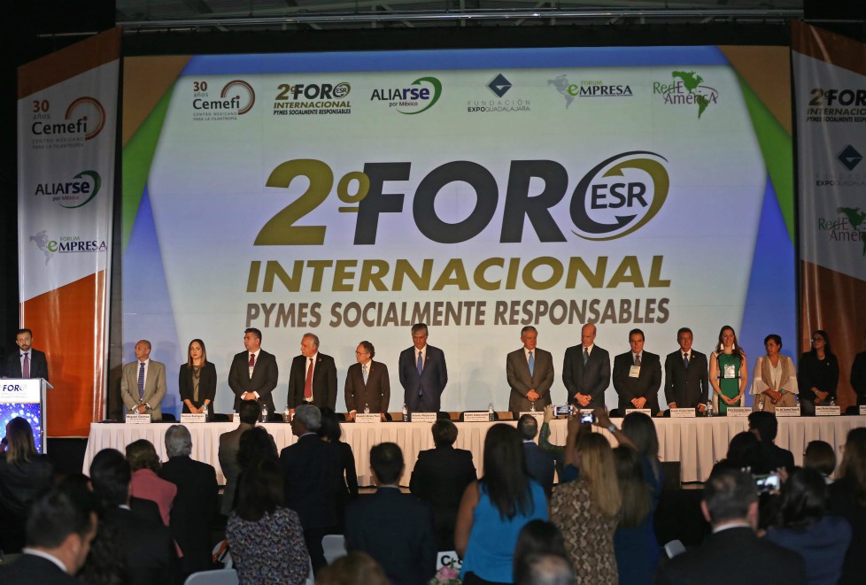 El Foro Internacional de Pymes Socialmente Responsables se lleva cabo en Expo Guadalajara. (Fernando Carranza)