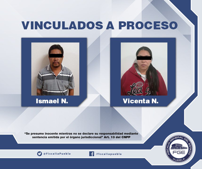 Ismael “N.” y Vicenta “N.”, presuntos cómplices de “El Ciclón”, quedaron sujetos a proceso por narcomenudeo. (Especial)