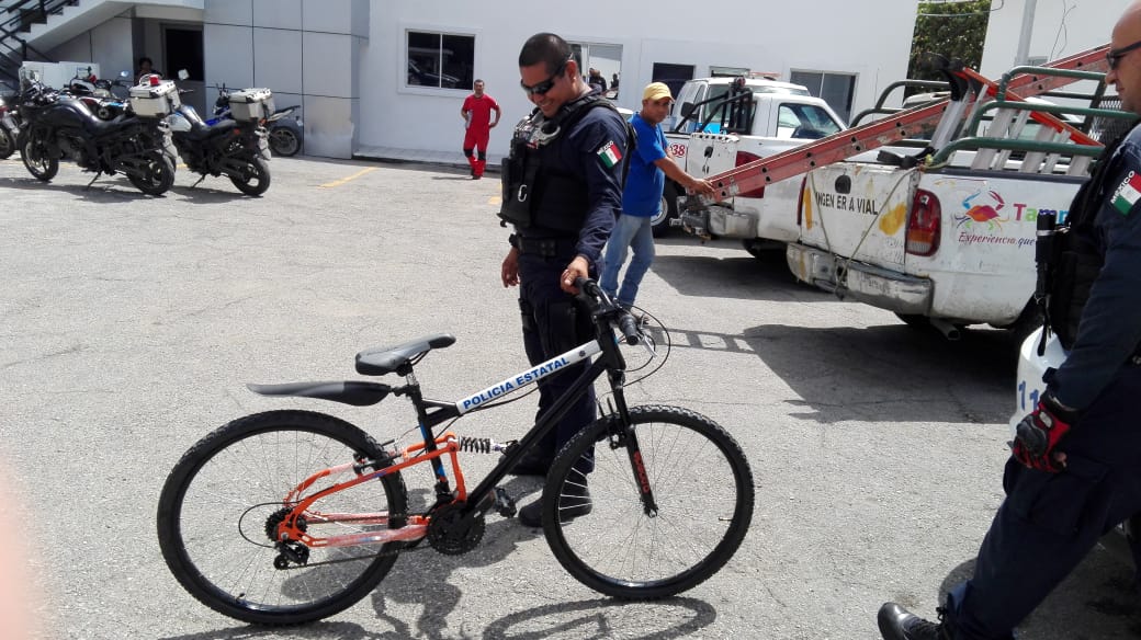 Serán 4 los oficiales que realicen rondines de vigilancia a través de bicicletas (Noel Vergara)
