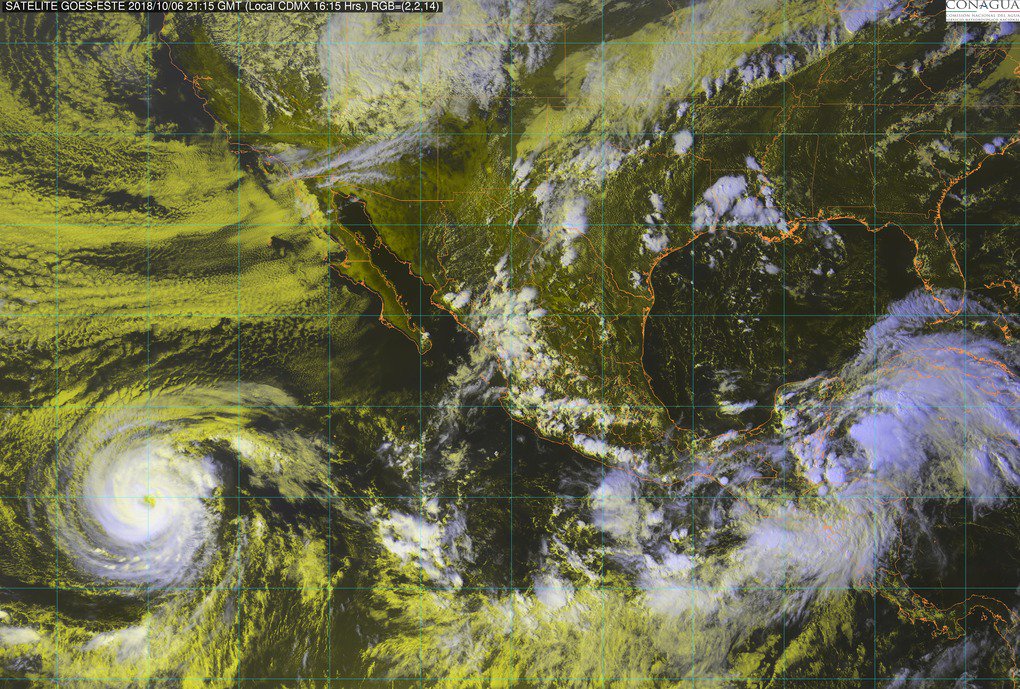 La depresión tropical 14 se formó en costas de Quintana Roo. (@conagua_clima)