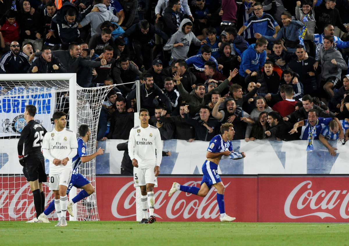 El Real Madrid hila su cuarto partido sin anotar gol (EFE)