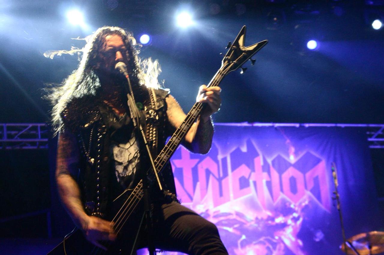 Una de las bandas que se presentó en el evento fue Destruction.