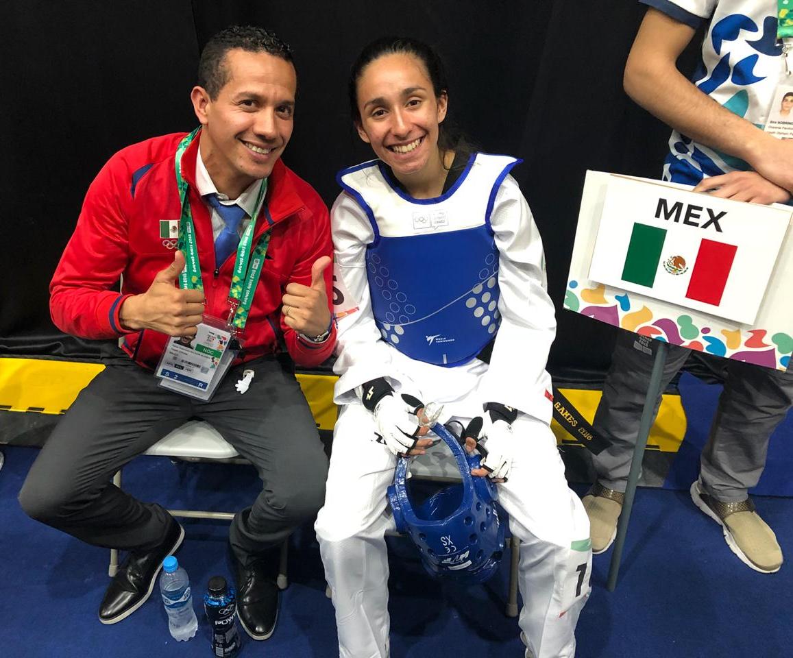 Alicia Rodríguez logró el bronce en los Juegos Olímpicos de la Juventud (@CONADE)