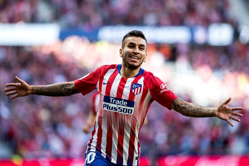 Ángel Correa marcó el único tanto del encuentro (EFE)