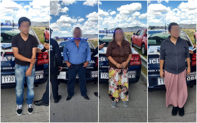 Los detenidos también ofrecieron a los agentes tres celulares para evitar ser detenidos. (Especial).