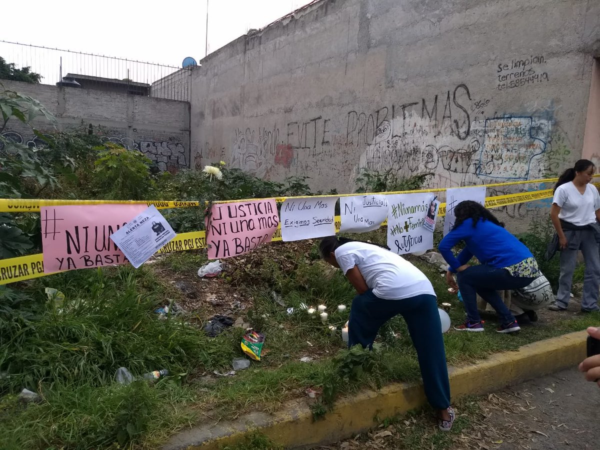 Familiares exigieron justicia por los feminicidios ocurridos en Jardines de Morelos, Ecatepec. (Tomada de Alertas Urbanas).