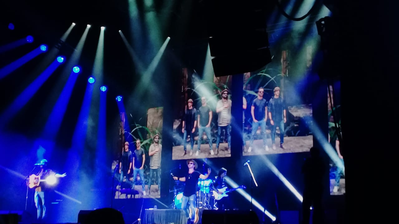 Los Claxons se presentan en concierto. (Libertad Ampudia)