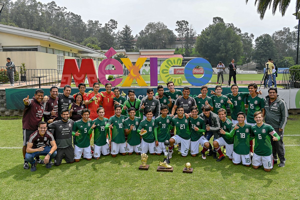 La Selección Mexicana Sub 17 obtuvo el campeonato en el Torneo Cuatro Naciones (Twitter @miseleccionmx)