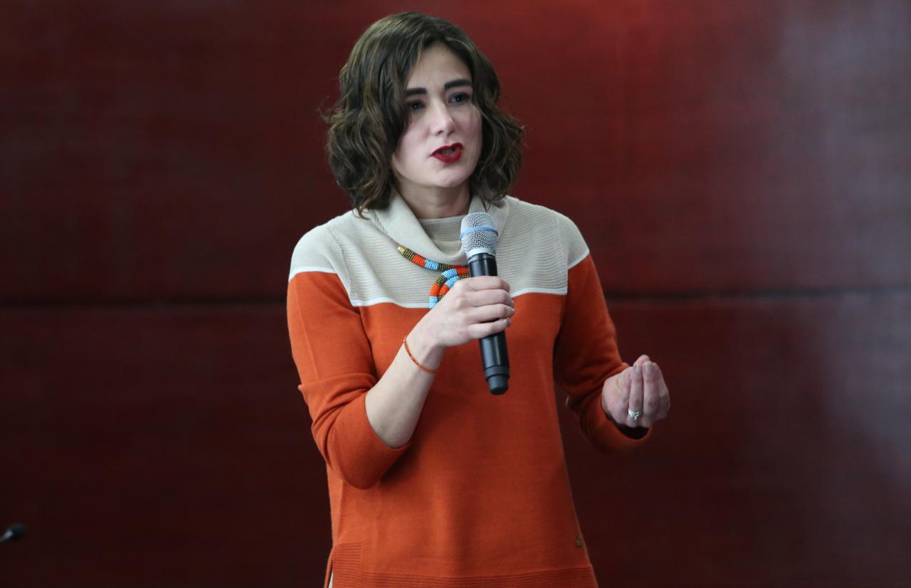 La consejera del Instituto Nacional Electoral, Dania Paola Ravel Cuevas. (Jorge López)