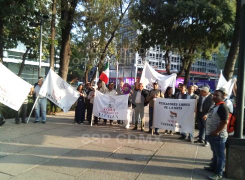 Los manifestantes salieron del Ángel de la Independencia | Tomada de @OVIALCDMX