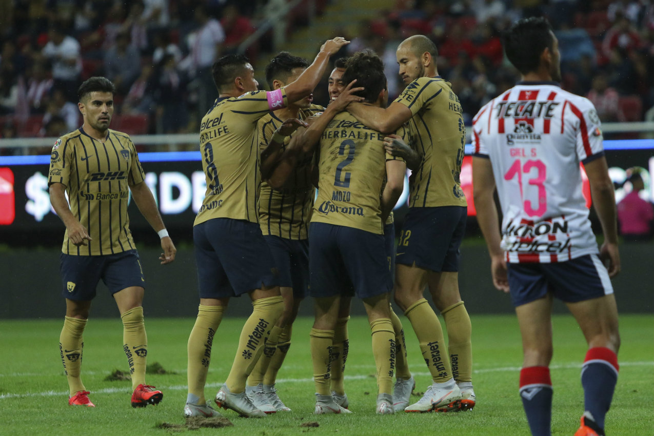Pumas navega como cuarto general del Apertura 2018 tras 12 jornadas (Imago7)