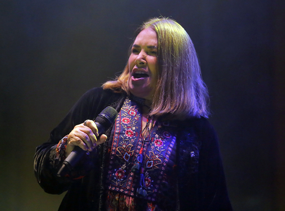 Tania Libertad abre el Festival Revueltas en La Laguna de Durango. (Saúl González)