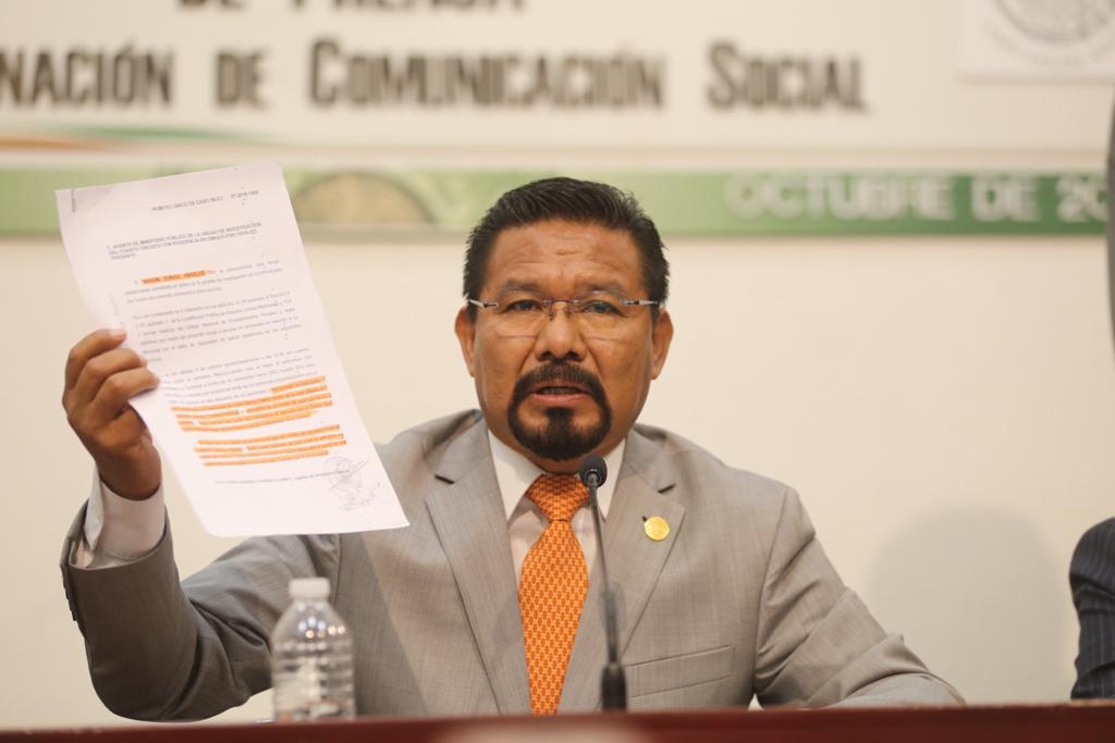 Cipriano Charrez aseguró que no utilizará su fuero para evadir la justicia/Jorge Carballo.