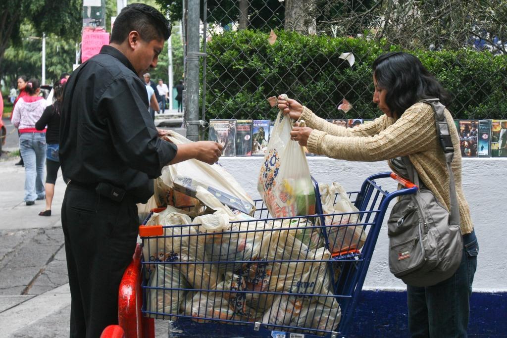 La diputada propuso la prohibición de bolsas de plástico en los supermercados a menos que sean biodegradables. (Cuartoscuro)